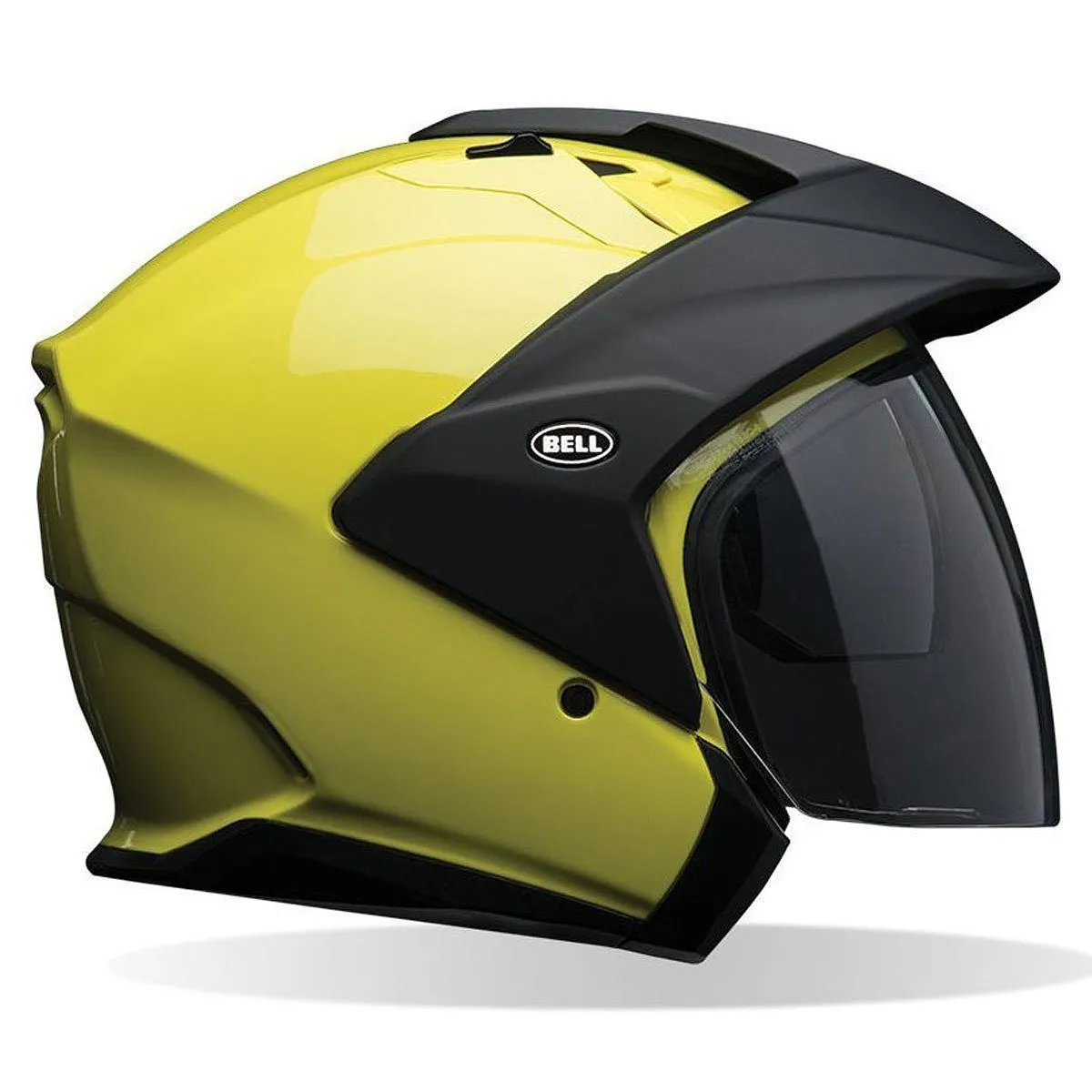 Bell Mag-9 Sena Hi-Viz Yellow Open Face Helmet