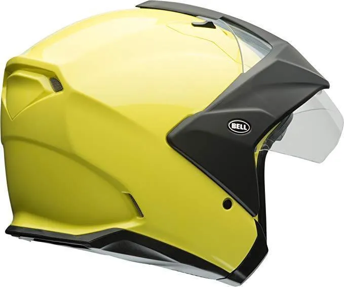 Bell Mag-9 Sena Hi-Viz Yellow Open Face Helmet