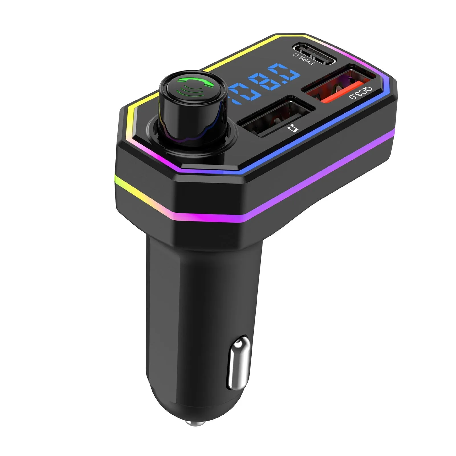 Bt06 Fm Radio Mp3 Player Bluetooth Hands-free Kit 2.1a Usb Car