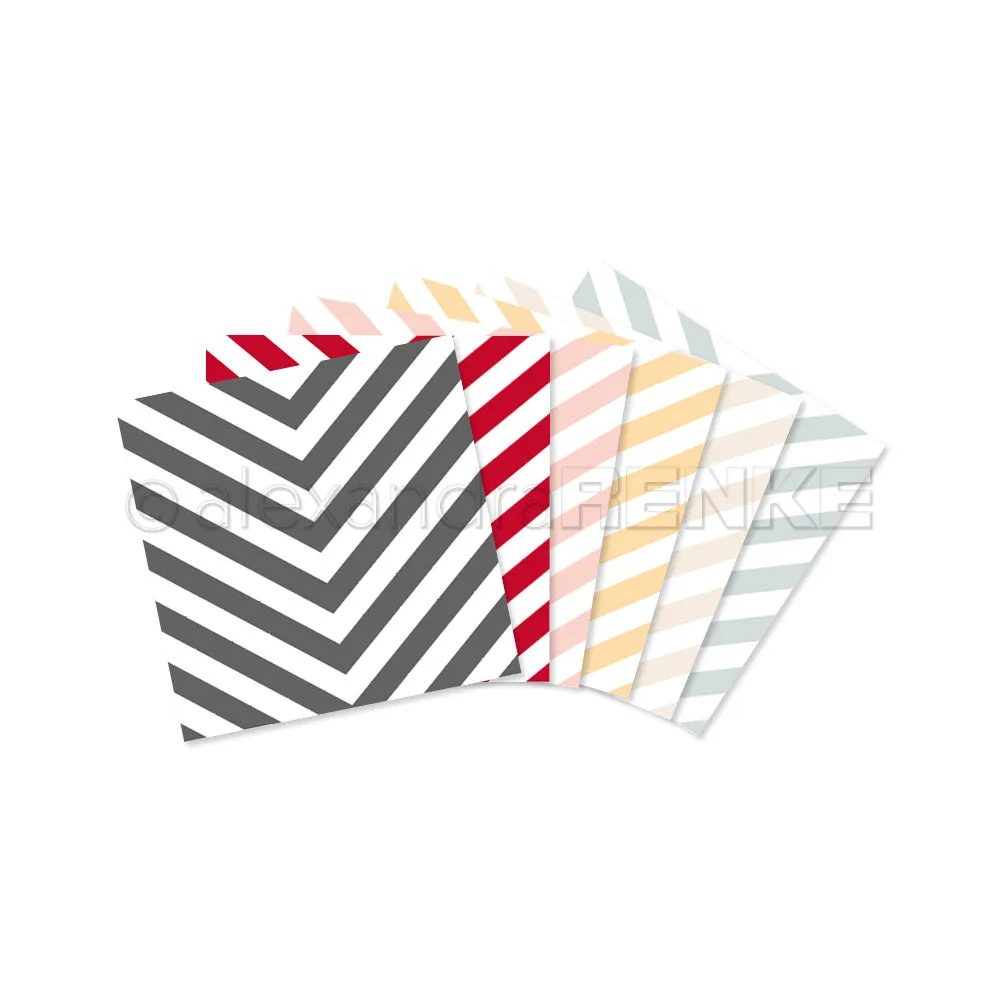 Bundle Bucheinbandpapier 'Blockstreifen' 120 g/m²