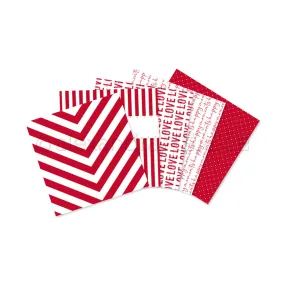 Bundle Bucheinbandpapier 'Premiumrot' 120 g/m²