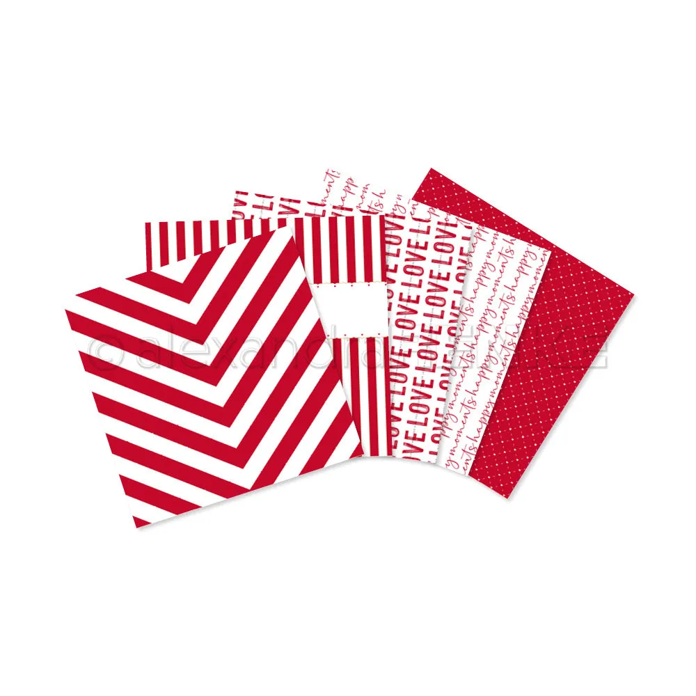 Bundle Bucheinbandpapier 'Premiumrot' 120 g/m²