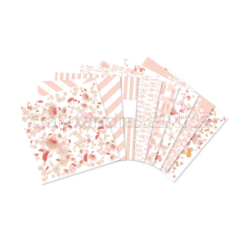 Bundle Bucheinbandpapier 'Rosa' 120 g/m²
