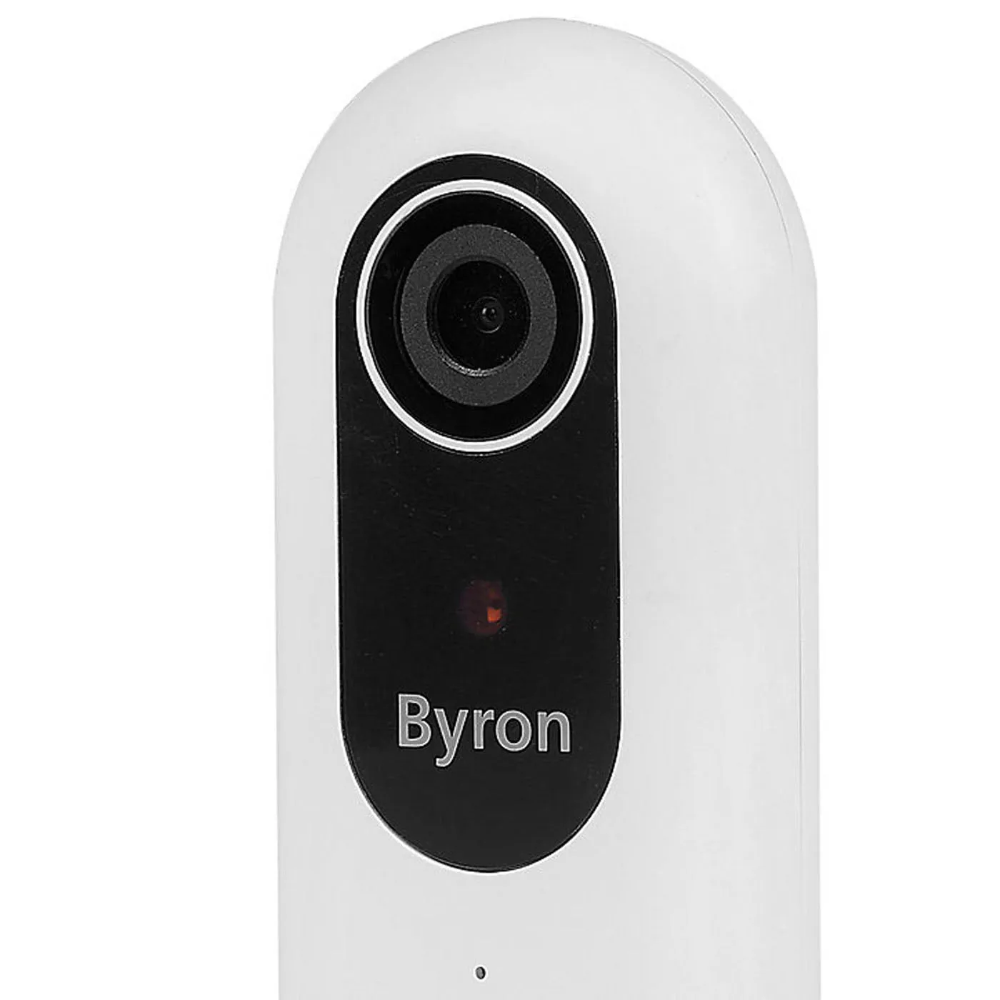 Byron Video Doorbell Smart White Wired 1080HD Resolution Battery Powered IP44