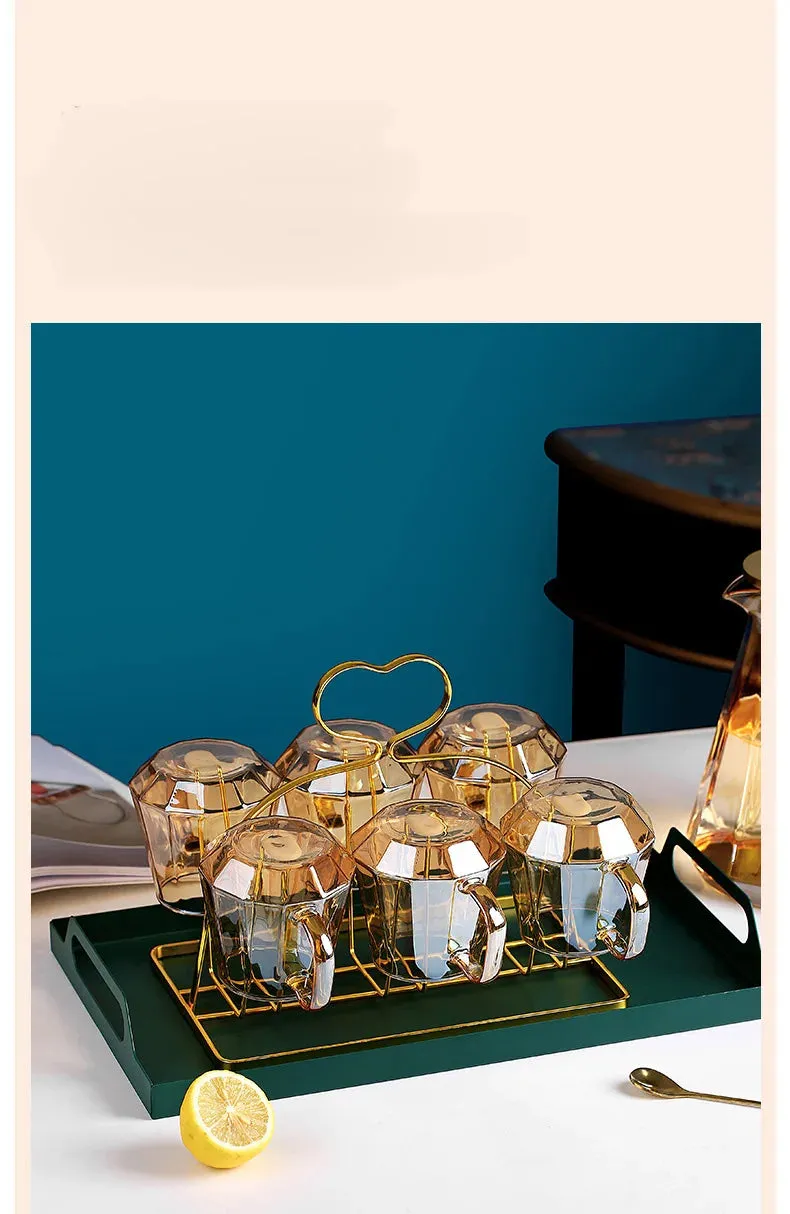 Cold drink Crystal Set 8 Pieces