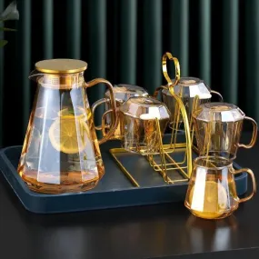Cold drink Crystal Set 8 Pieces