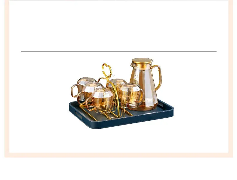 Cold drink Crystal Set 8 Pieces
