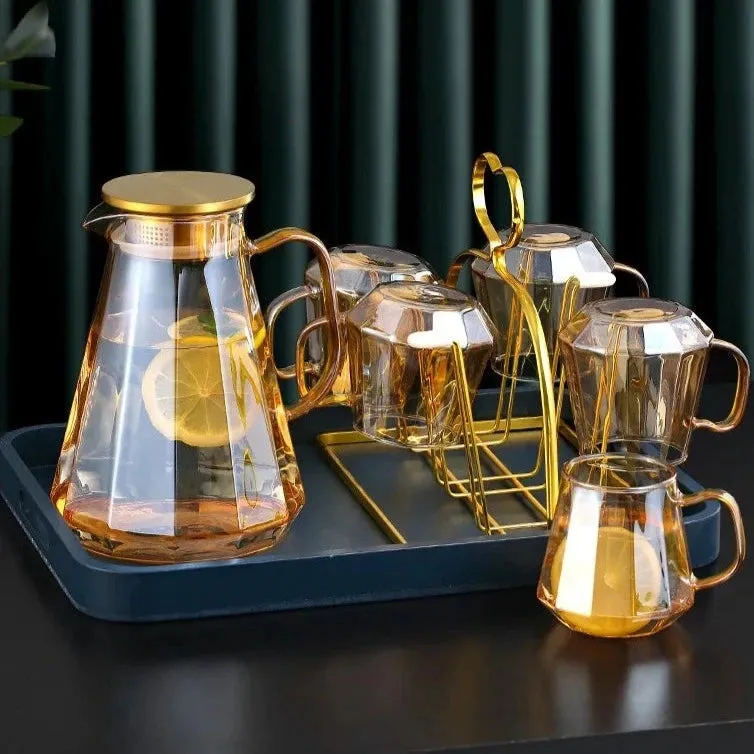 Cold drink Crystal Set 8 Pieces