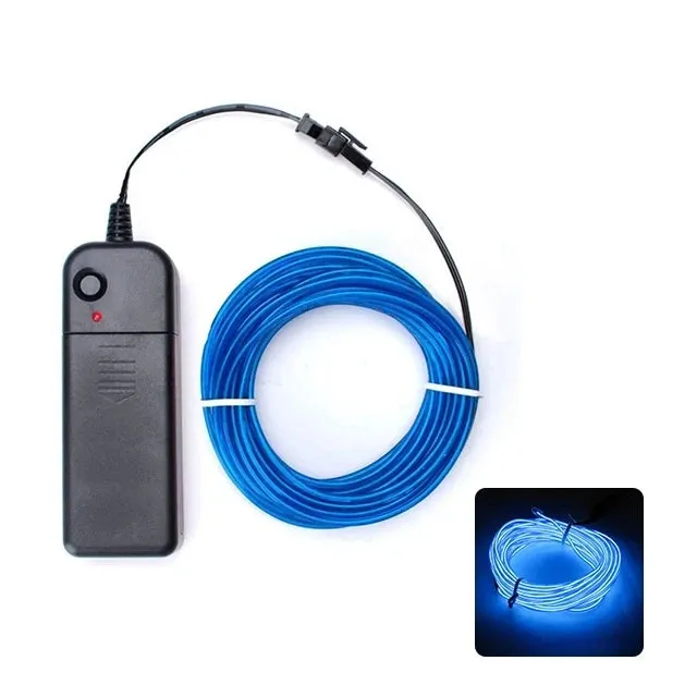 Cosplayer LED String Light - EL Wire Costume Cosplay Decoration Outline Night Light Carnival Props Gigs