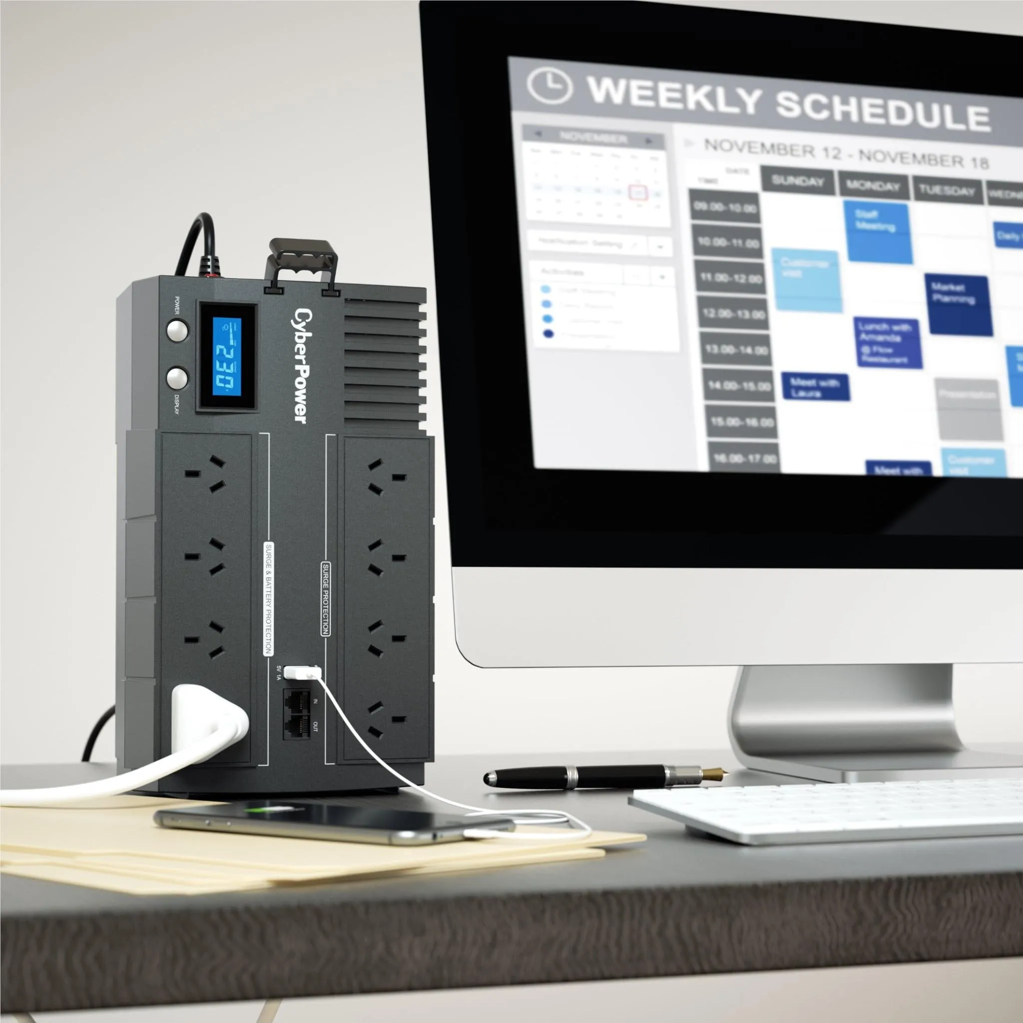 CyberPower BRIC-LCD 1200VA 720W Line Interactive UPS