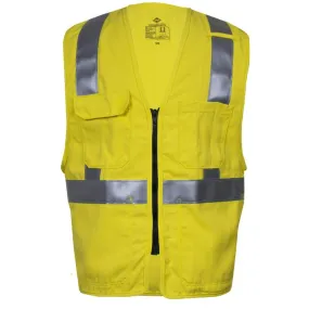 DRIFIRE Hi-Vis Twill Deluxe Vest - FR, Type R Class 2, CAT 2