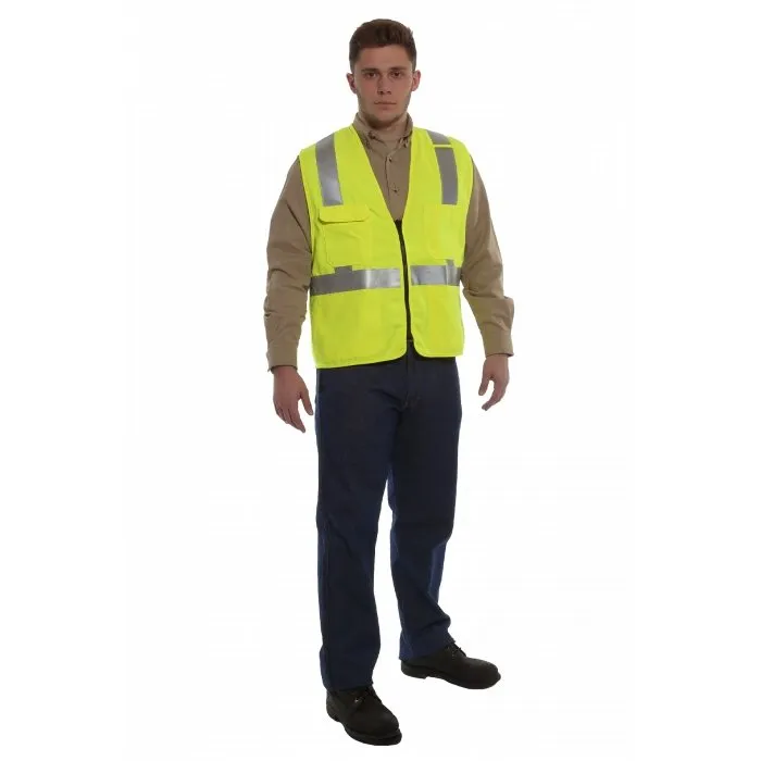 DRIFIRE Hi-Vis Twill Deluxe Vest - FR, Type R Class 2, CAT 2