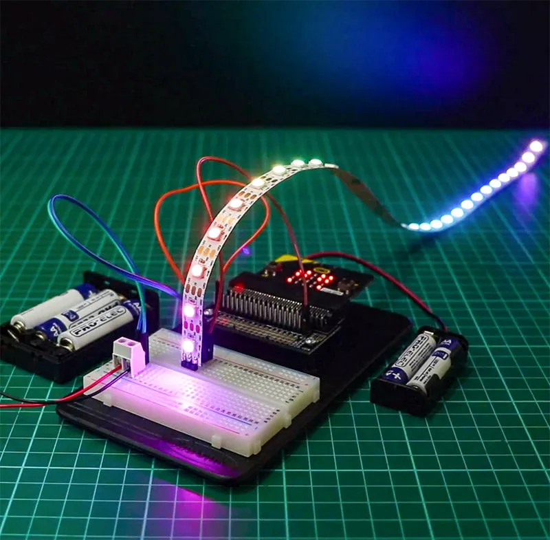 Flexible 30 LED ZIP Strip 0.5m, 5V