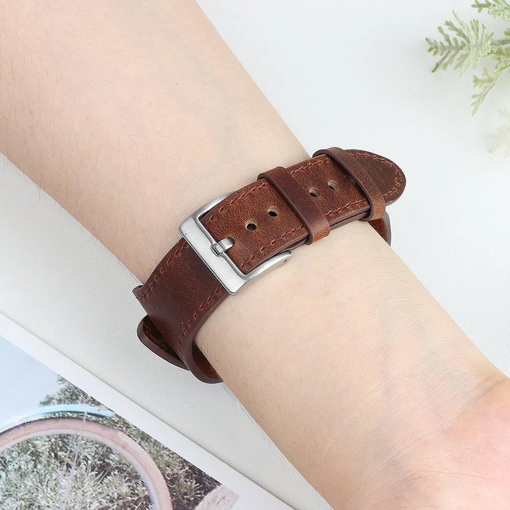 For Apple Watch Cuff Band Strap for iWatch Bracelet Wrist Leather Watchband
