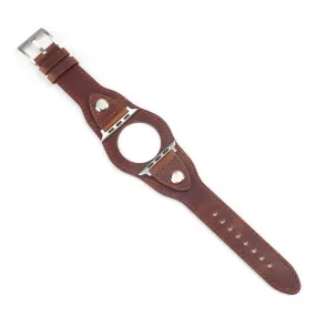For Apple Watch Cuff Band Strap for iWatch Bracelet Wrist Leather Watchband