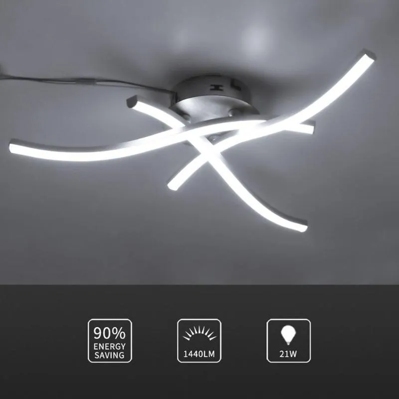 ﻿Forked Shaped Modern Lamp