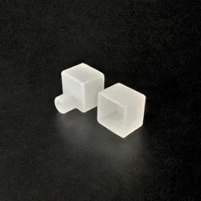 Front Cap & End Cap Set for LED Neon Flex Flat Shape 16x16mm