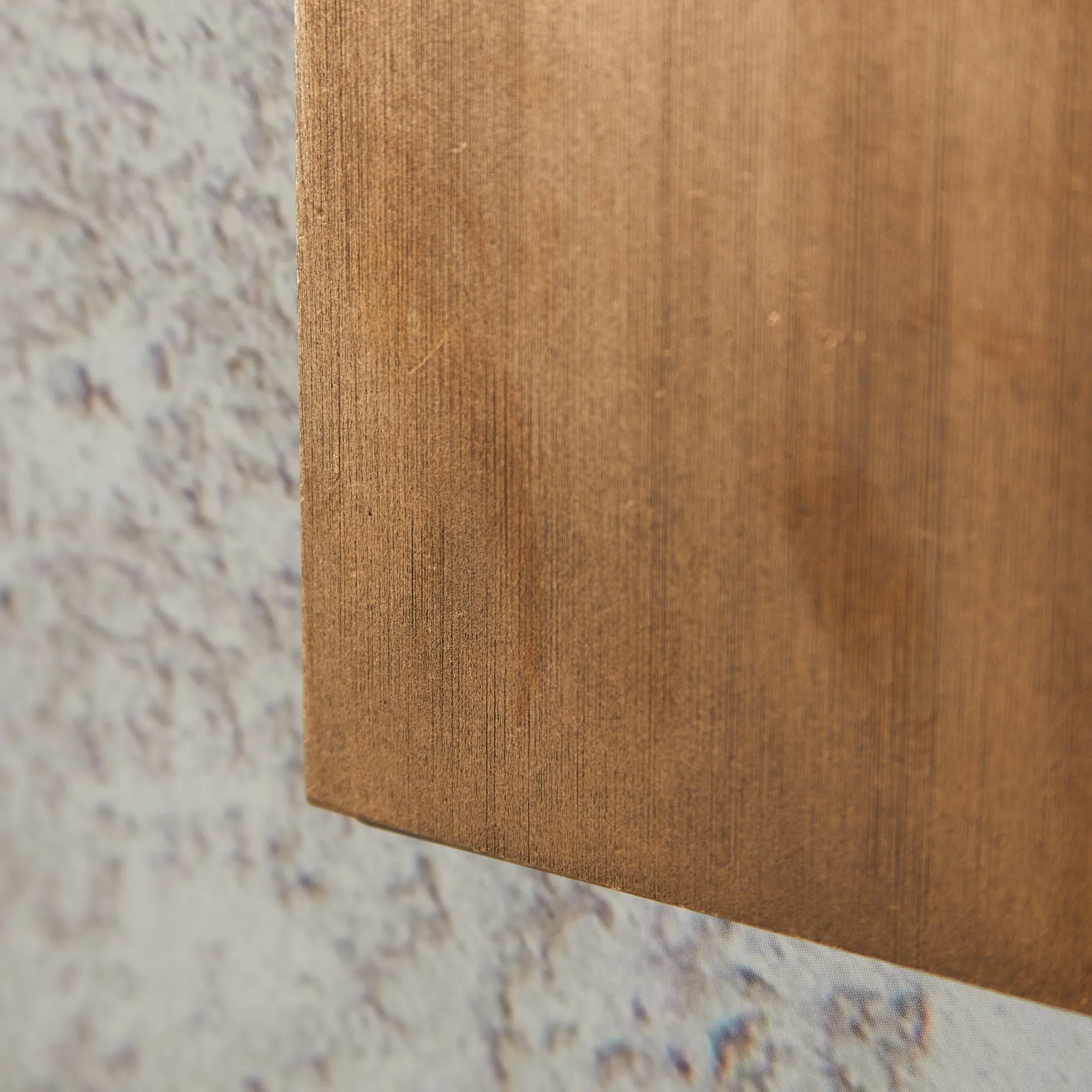 Harlyn ip65 slim up and down light in aged brass
