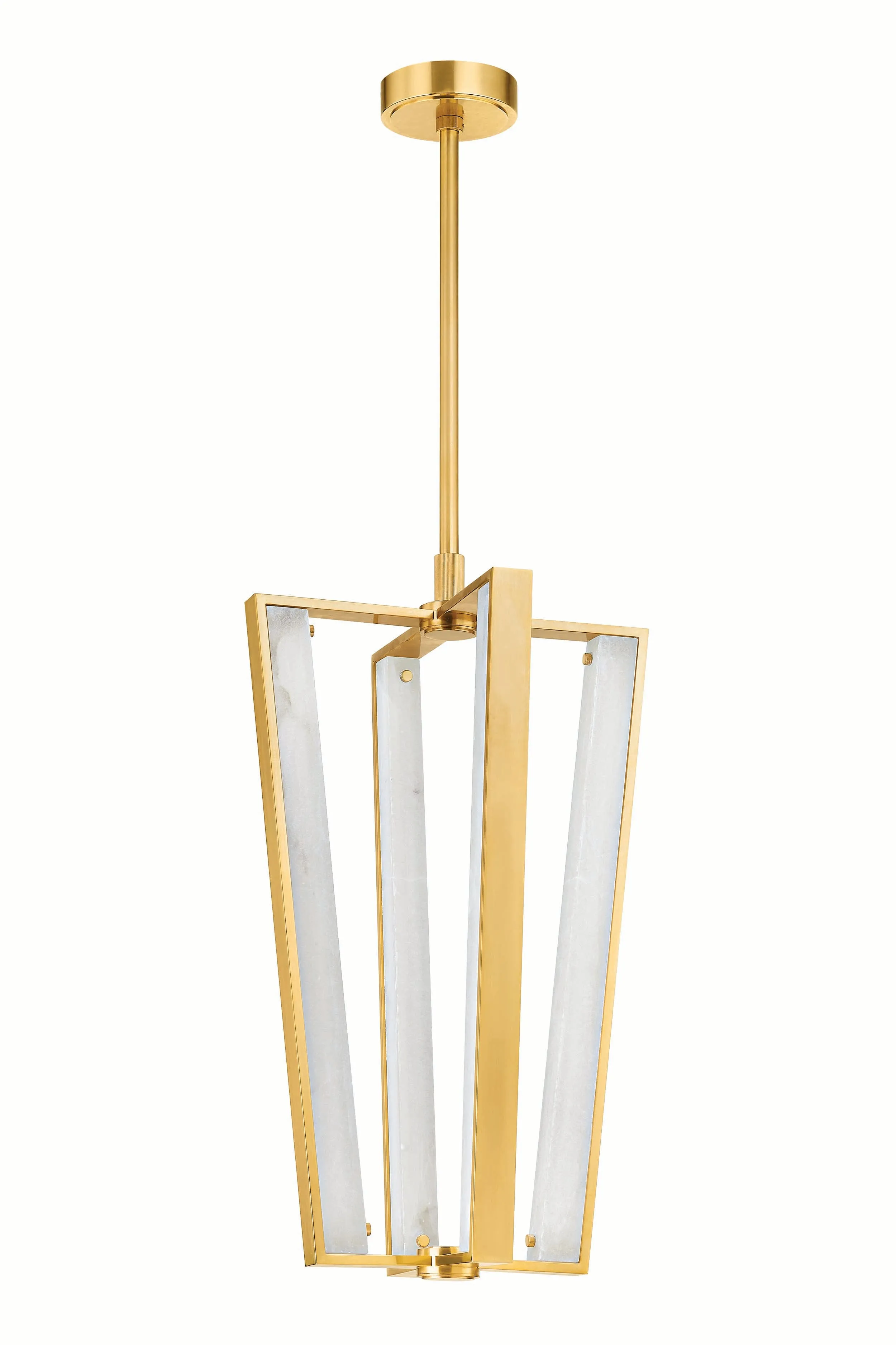 Hudson Valley Lighting Edgemere Pendant-Aged Brass