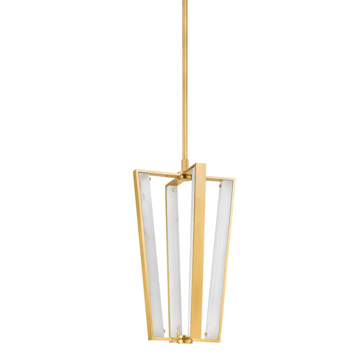 Hudson Valley Lighting Edgemere Pendant-Aged Brass