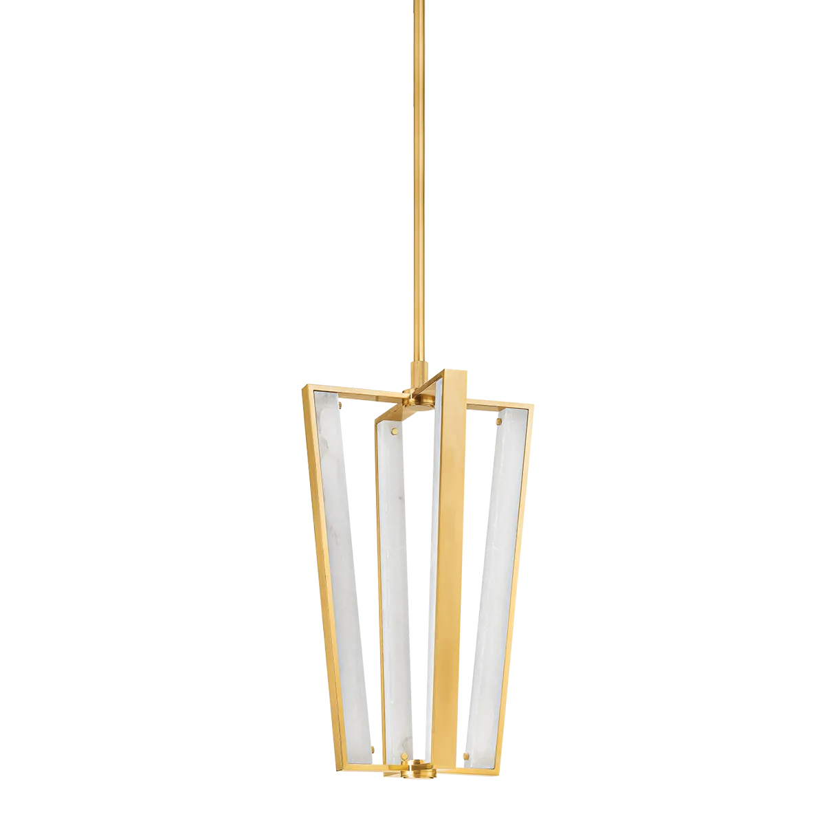 Hudson Valley Lighting Edgemere Pendant-Aged Brass