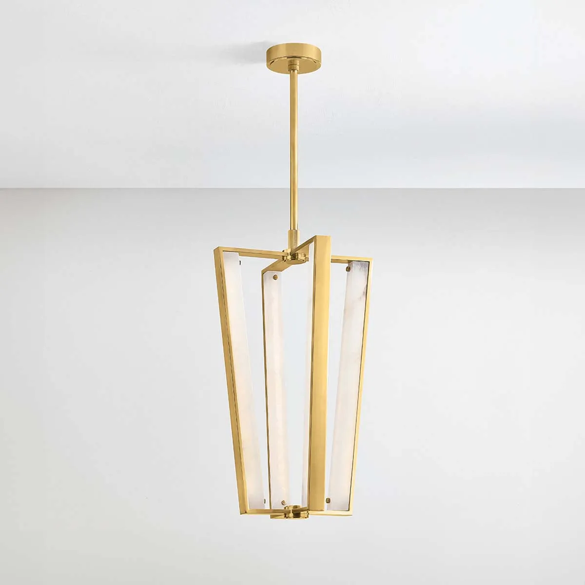 Hudson Valley Lighting Edgemere Pendant-Aged Brass