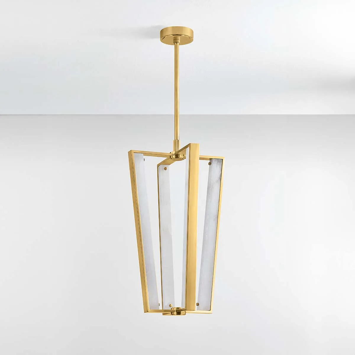 Hudson Valley Lighting Edgemere Pendant-Aged Brass