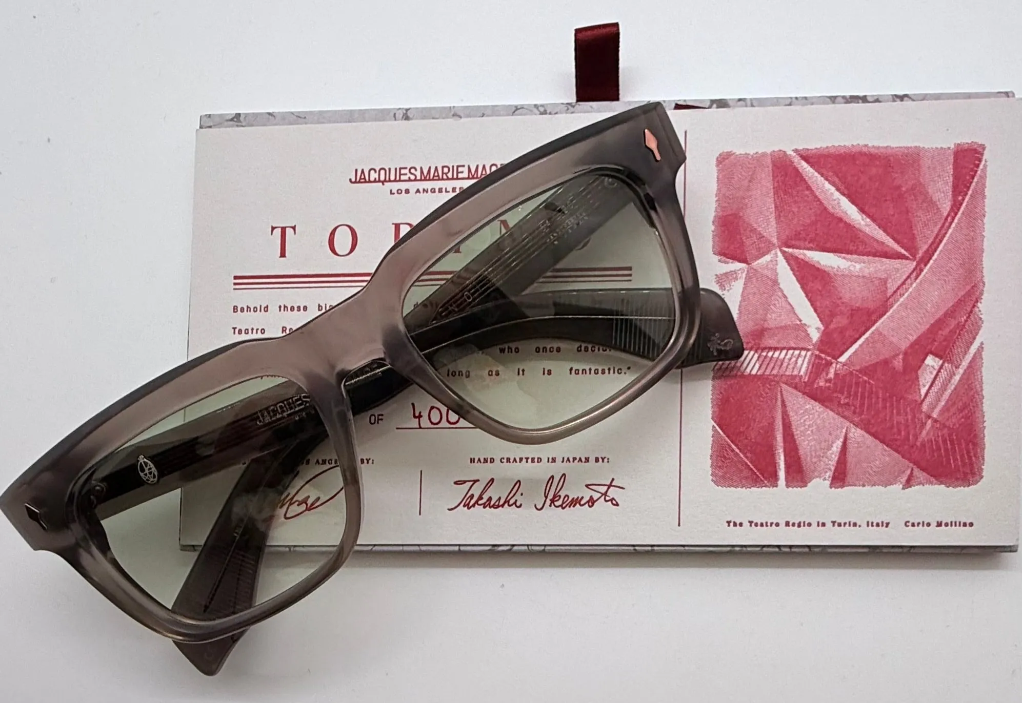 Jacques Marie Mage TORINO in CHARCOAL-Ltd. Of 400 Pieces-FULL KIT-100% Authentic