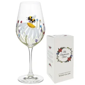 Jennifer McAteer 22cm Bee Garden Wine Glass