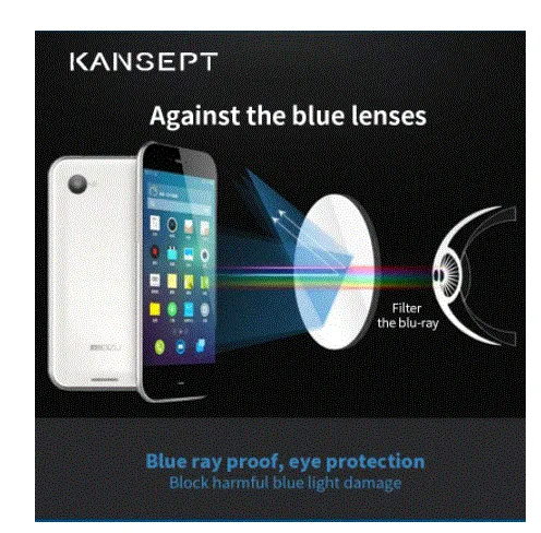 Kansept 1.67 Index Aspheric Anti Blue Progressive Lenses Color Clear