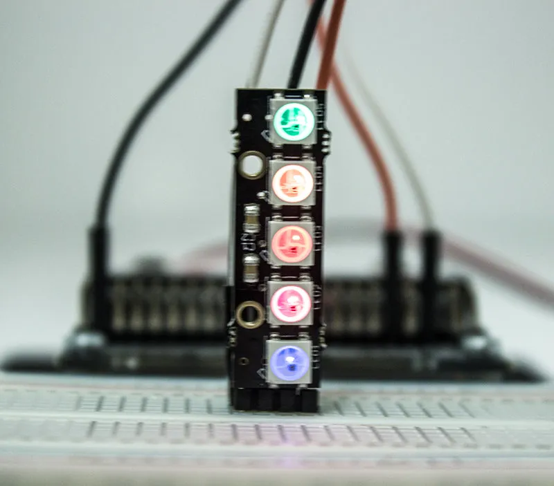 Kitronik ZIP Stick - 5 ZIP LEDs