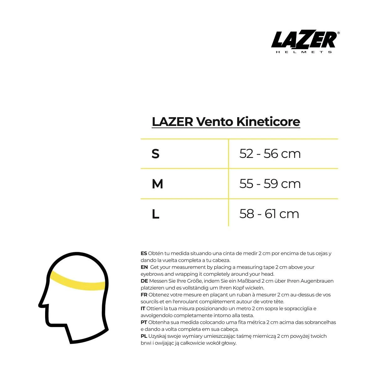 Lazer Vento KinetiCore Helmet Matt White