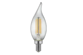 LED Antique Filament F11 Lamp E12 - 3.8", 4W, 18K