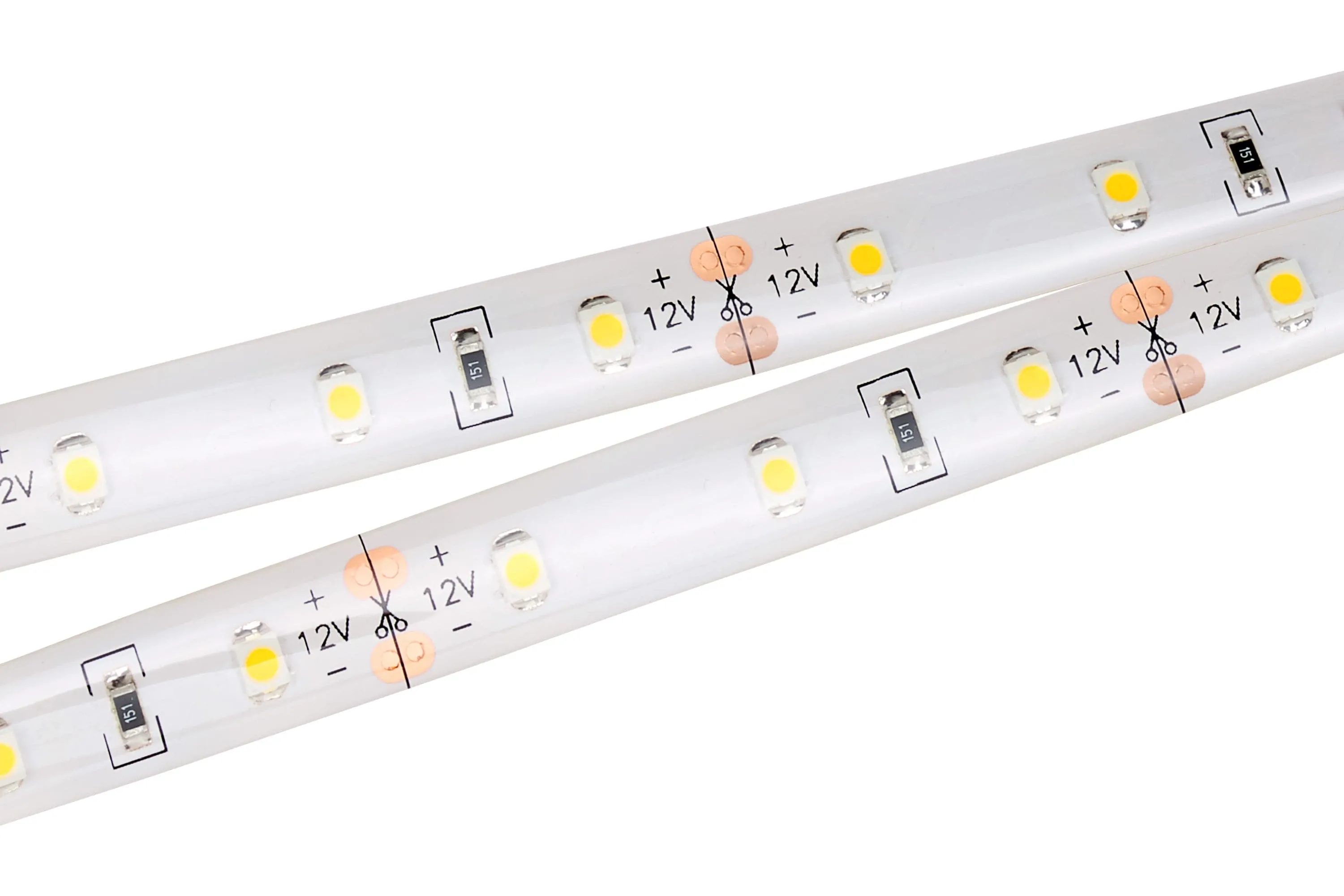 LR Technology Splash-Proof LED Tape Strip Light Kit - White, 5m