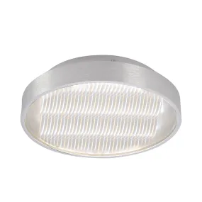 Mantra M5344 Reflex Flush 29cm Round 18W LED   6000K Aluminium / Acrylic