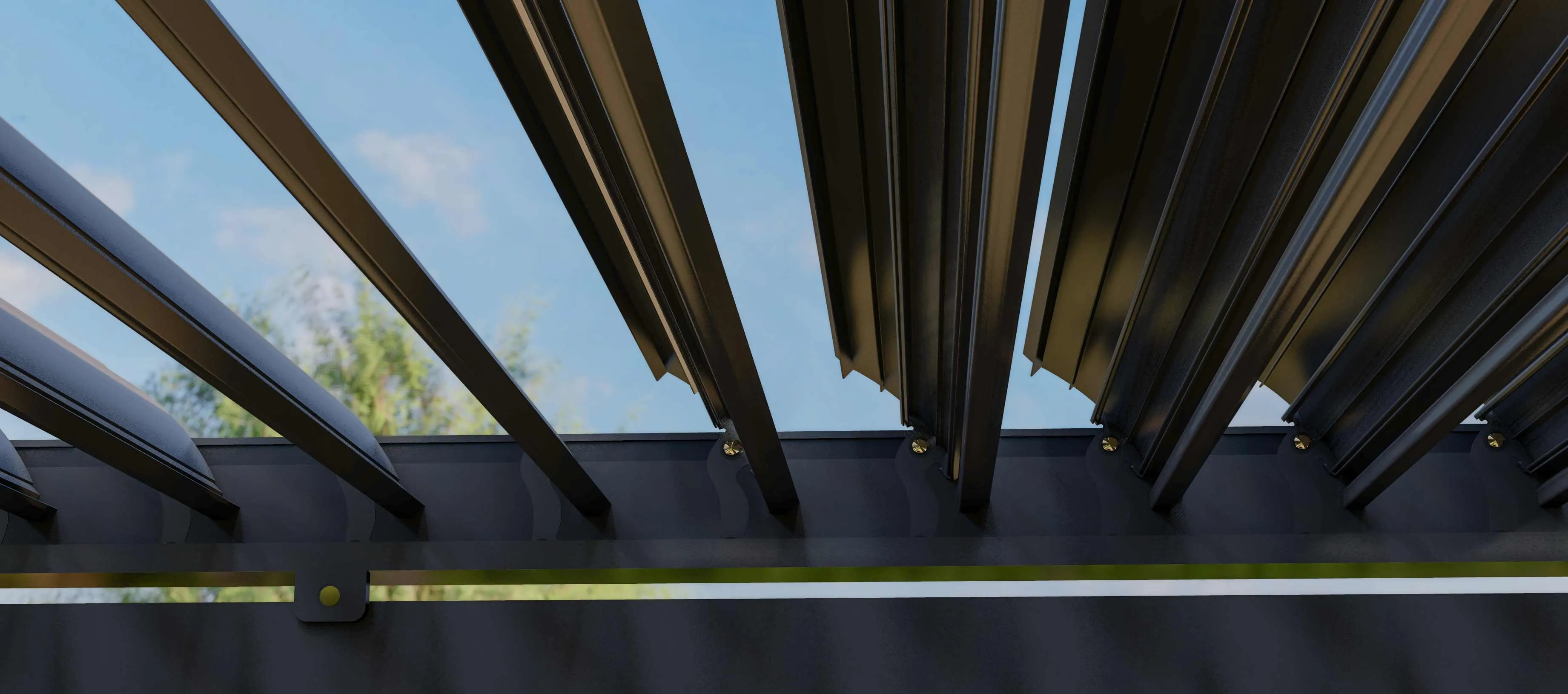 Maze Como 4m x 4m Pergola With 4 Drop Sides And LED Lighting