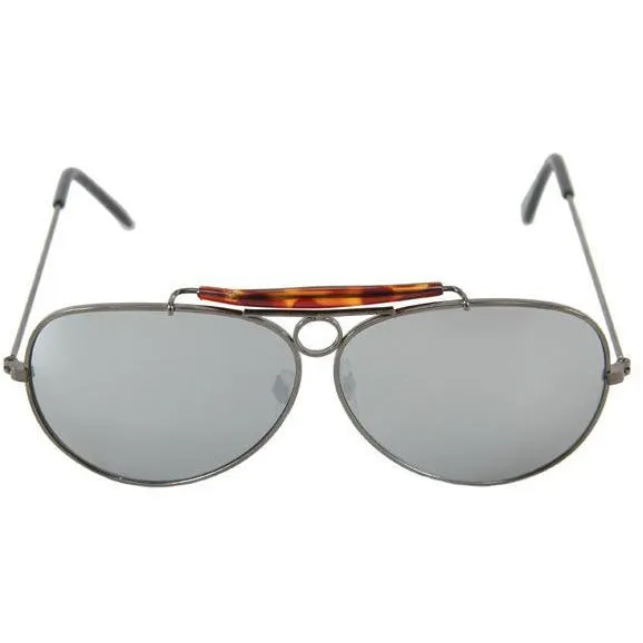 Mirrored Aviator Sunglasses