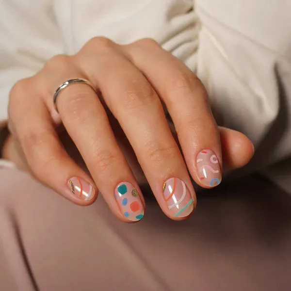 MoYou London Gel Nail Strip ★ CONFETTI DIP