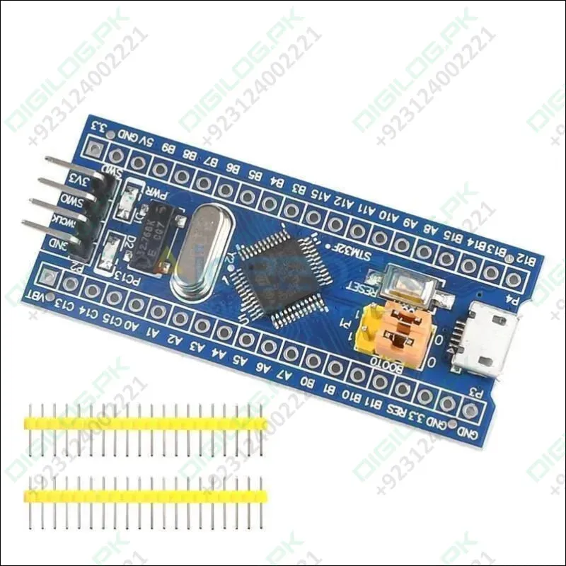 Original Blue Pill STM32f103C8T6 STM32F103 ARM Cortex-M3 Minimum System Development Board In Pakistan