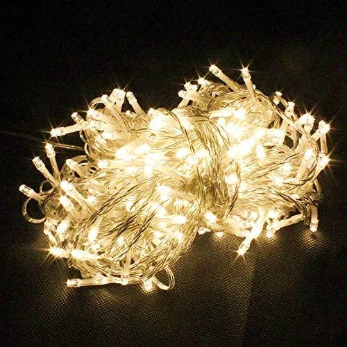 PAT 37ft Decoration LED String Lights Festival Decoration (Warm Yellow) | Indian Lights