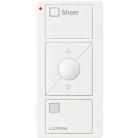 Pico Wireless Control 3-button with Raise/Lower, for Shades (Icon   Sheer Text)