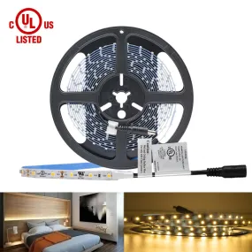 Premium Luma5 LED Light Strip, Single Color (UL-Listed) 16.4 Feet- Standard Density [IP-30]
