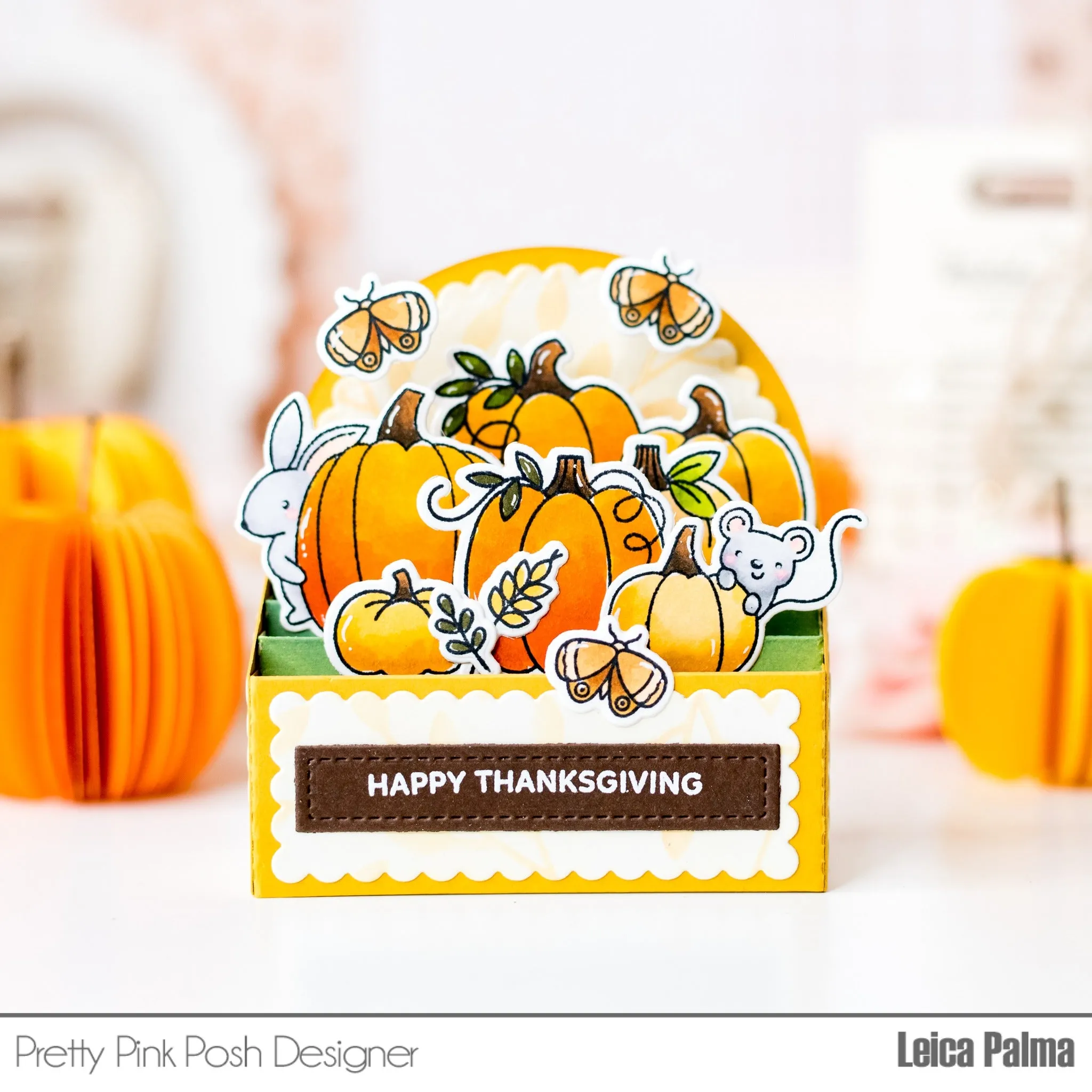 PRETTY PINK POSH:  Sentiment Strips | Fall | Stamp