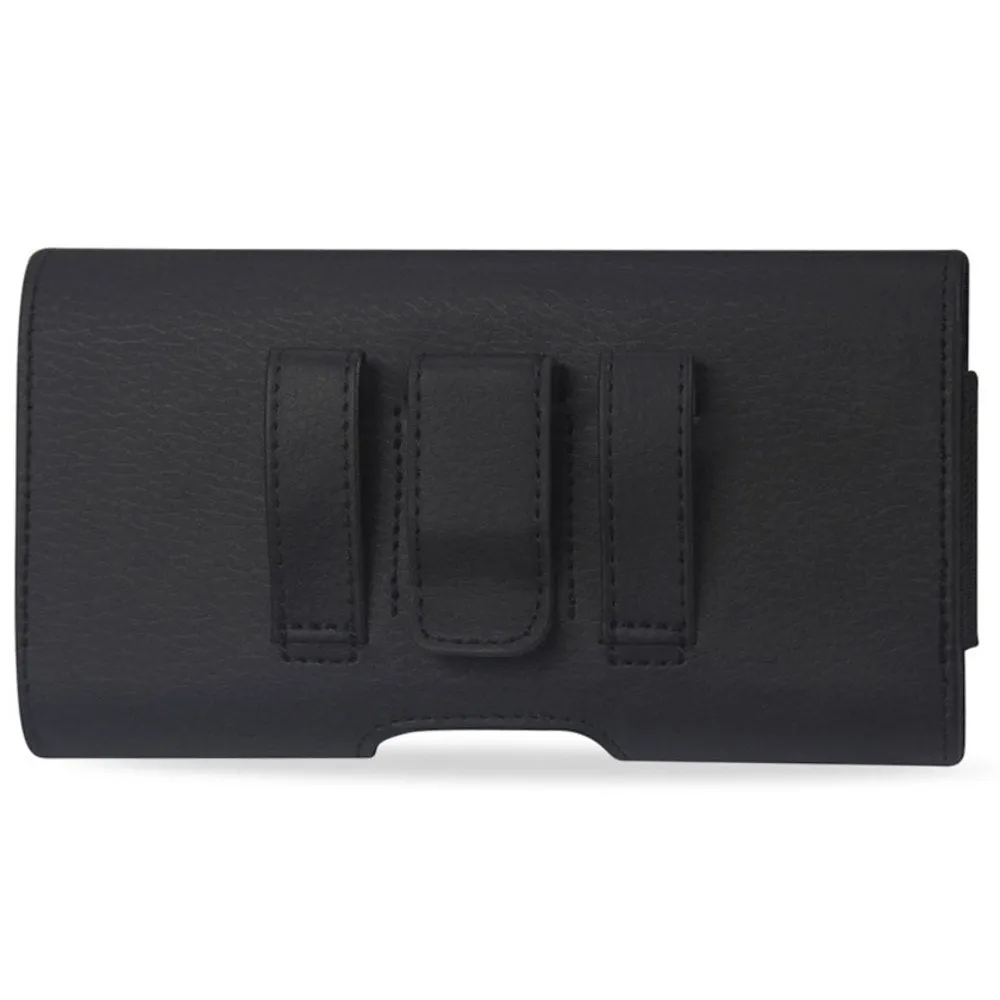 Reiko HORIZONTAL LEATHER POUCH SAMSUNG NOTE3/ N7100 SLIM-BLACK WITH CARD HOLDER INNER SIZE: 6.1X3.27X0.48INCH
