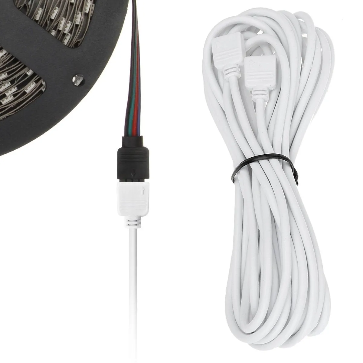 RGB LED Extension Cable with 4-Pin Connectors