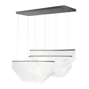 Rinkle LED Pendant in Brushed Gunmetal