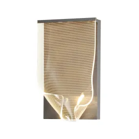 Rinkle LED Wall Sconce in Brushed Gunmetal