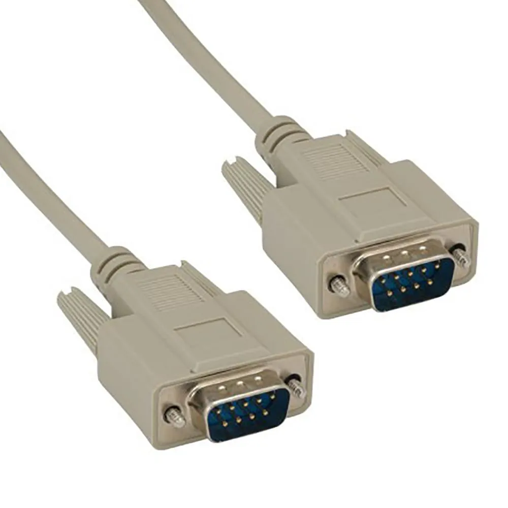 RS-232 DB9 Serial Cable Male to Male
