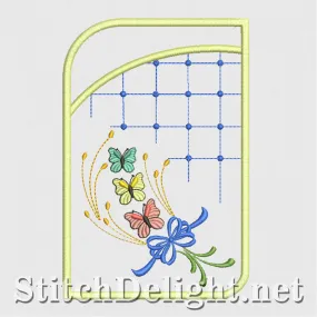 SD1226 Butterfly eyeglass case