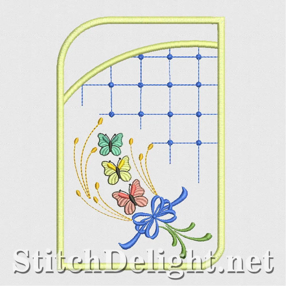 SD1226 Butterfly eyeglass case